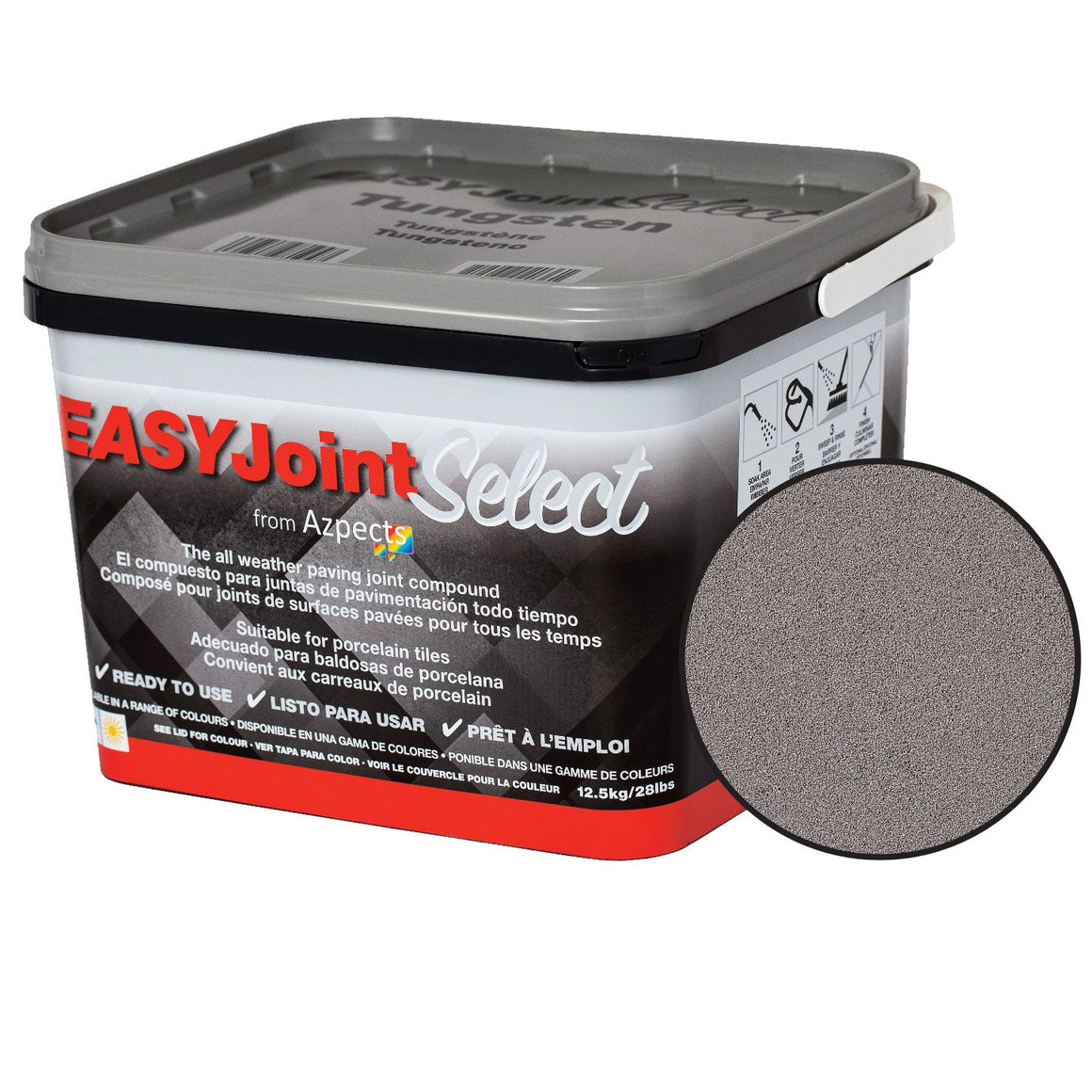 Azpects Easy Joint Select, Tungsten, 12.5kg tub – Stone Zone ...