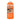 Orange bottle of patio and deck cleaner with a white cap on a white background
