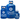 Three blue CALOR butane gas cylinders of different sizes on a white background: a 15kg cylinder in the center, a 7kg cylinder on the left, and a 4.5kg cylinder on the right.
