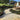 Citron Yellow Limestone Cobble Setts, Calibrated; cobbled outdoor living range garden surface with garden borders and turf