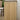 A tall wooden garden shed with double doors and side louvered panels, shown outdoors next to a white wall and fence.