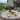 Garden with a small wooden structure, olive tree, and various plants.
