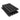 Stack of Wessex® Verde Slatted SG Composite Cladding, Charcoal on a white background