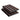 Wessex® Verde Slatted SG Composite Cladding, Walnut; dual sided decking boards, dark brown