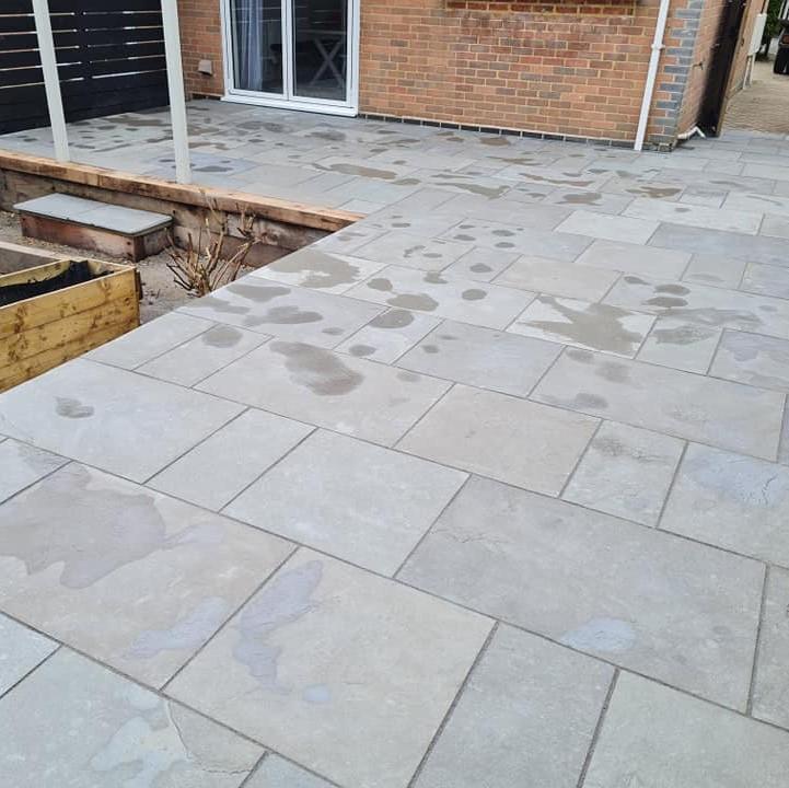 Dove Grey Square Edge Limestone (22mm Calibrated) | Stone Zone ...