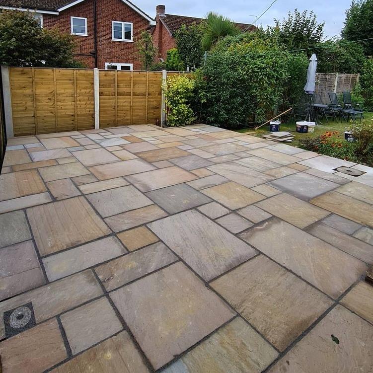 Buff Blend Sandstone Paving | Stone Zone & Landscaping Centre | South's ...