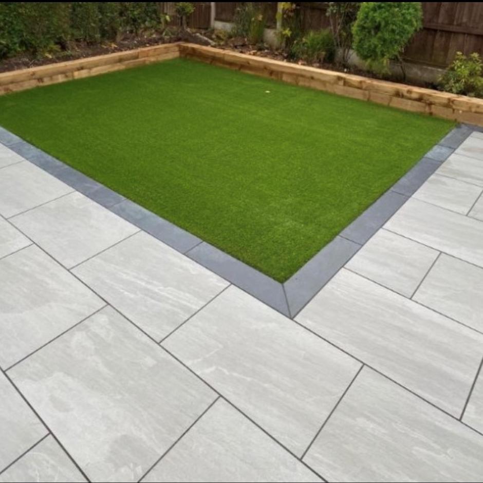 Brava Riven Lava Porcelain Paving I Stone Zone & Landscaping Centre I ...