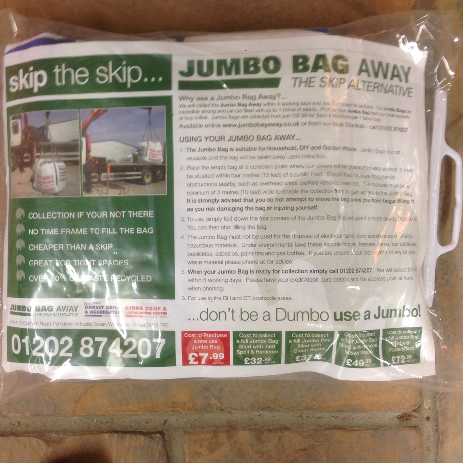 Jumbo Bag - 1 Tonne Capacity label poster