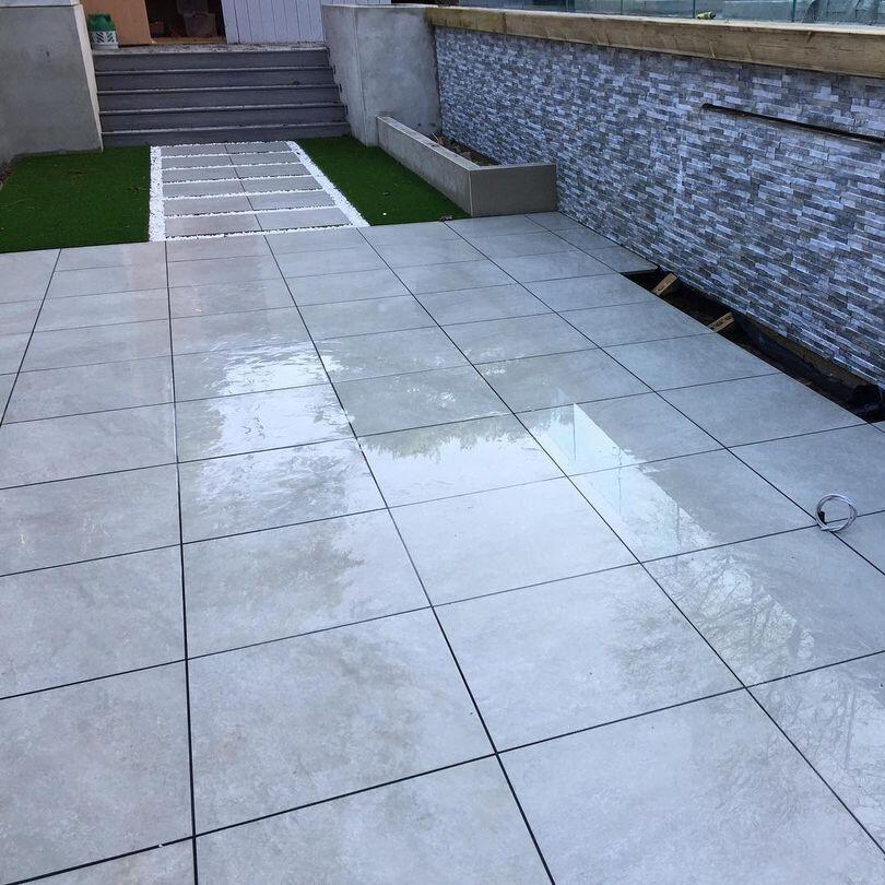 Sienna™ Ocean Mist Porcelain Paving I Stone Zone & Landscaping Centre I ...