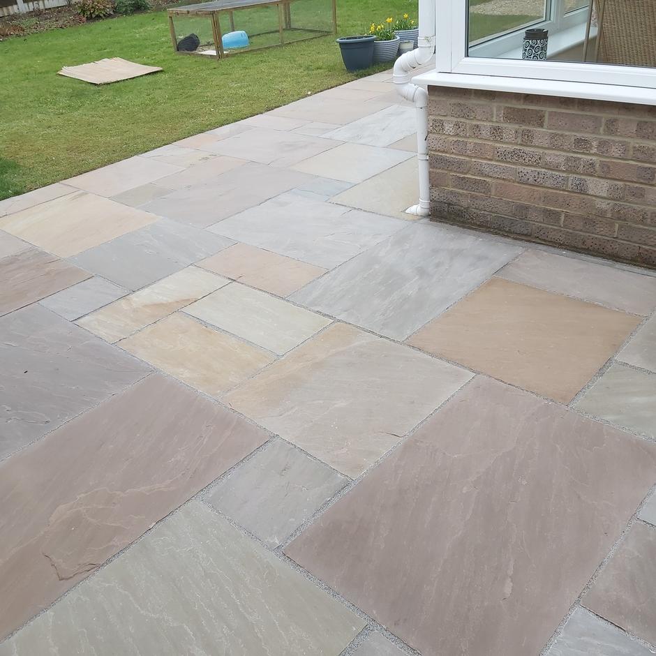 Fernlea Raj Green Sandstone Paving | Stone Zone & Landscaping Supplies