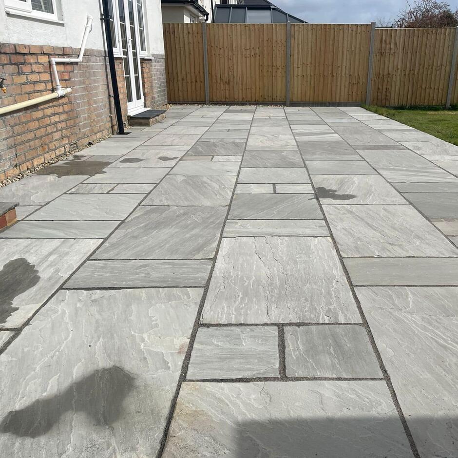 Umbra Kandla Grey Sandstone Paving | Stone Zone & Landscaping Supplies