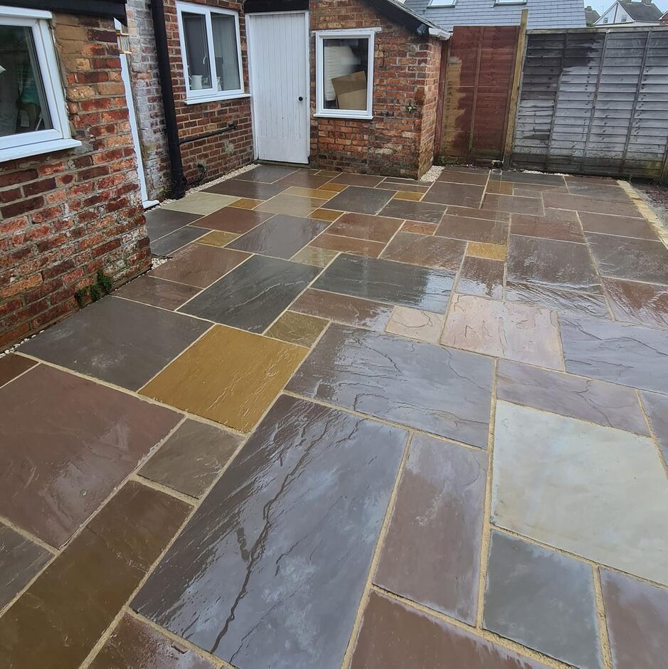 Fernlea Raj Green Sandstone Paving | Stone Zone & Landscaping Supplies