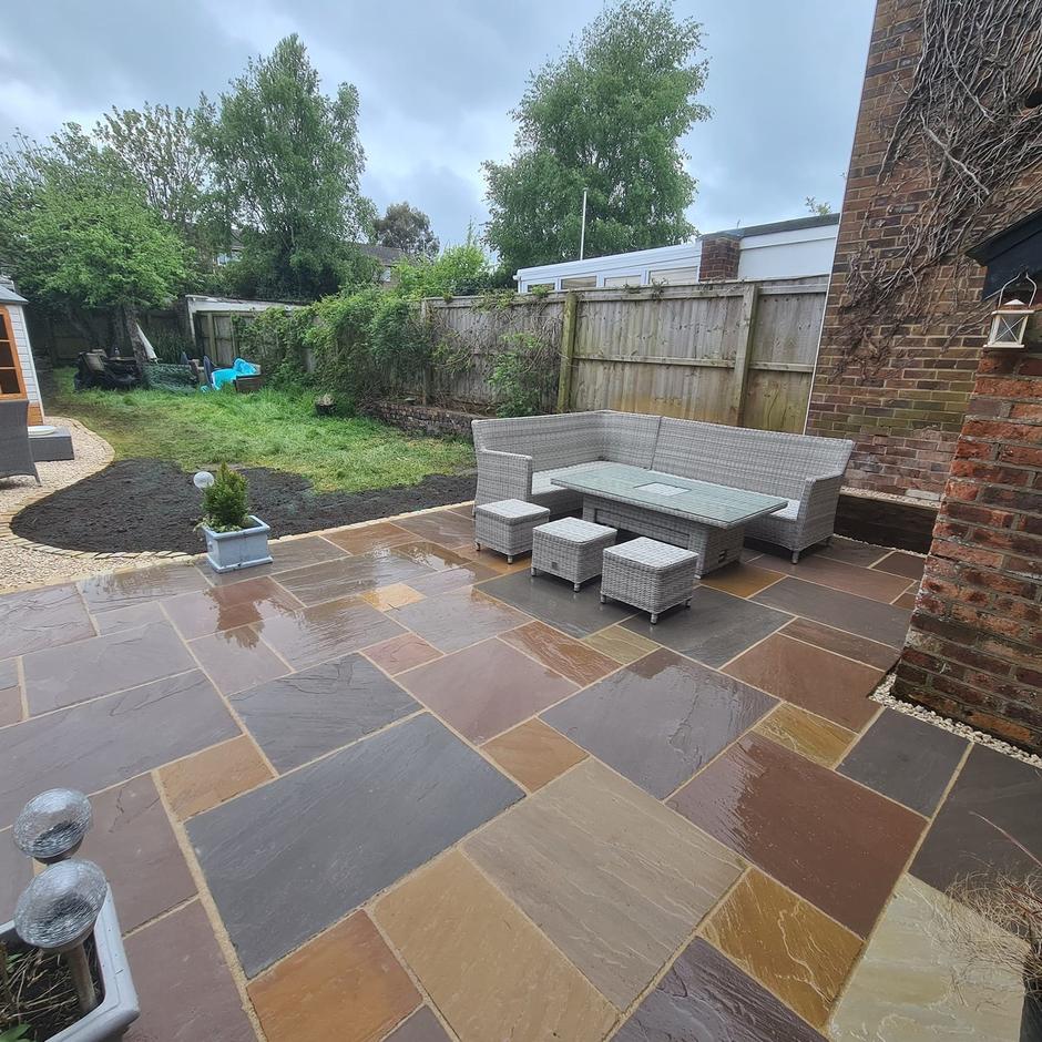 Fernlea Raj Green Sandstone Paving | Stone Zone & Landscaping Supplies