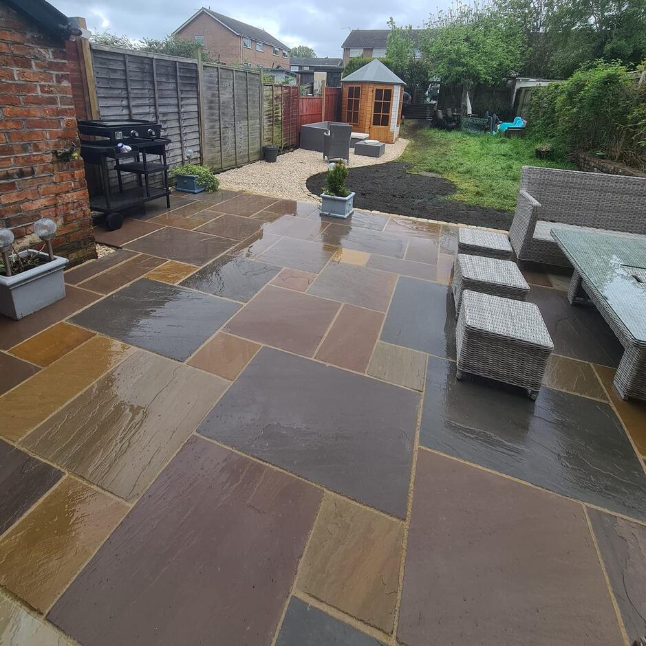 Fernlea Raj Green Sandstone Paving | Stone Zone & Landscaping Supplies