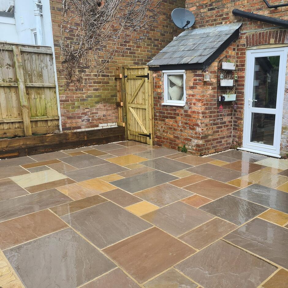 Fernlea Raj Green Sandstone Paving | Stone Zone & Landscaping Supplies