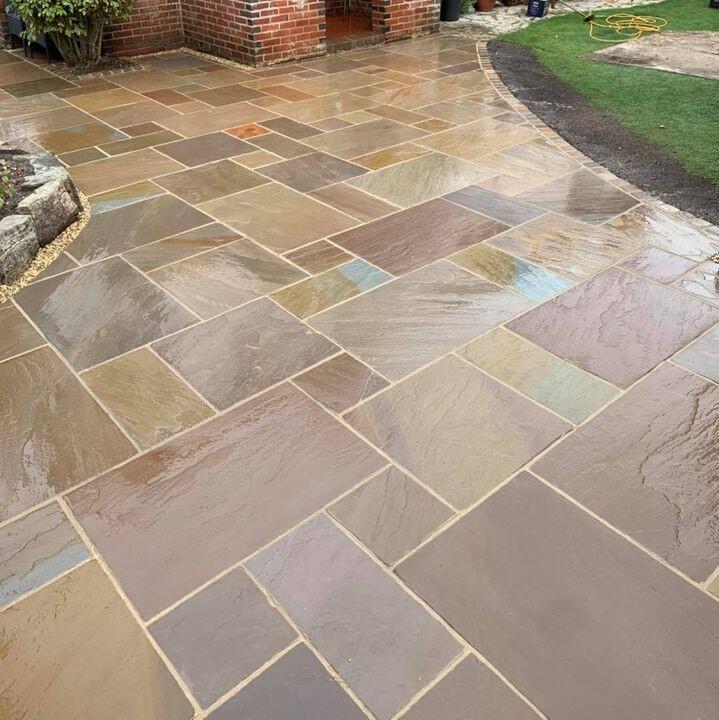 Autumn Brown Sandstone Paving | Stone Zone & Landscaping Supplies