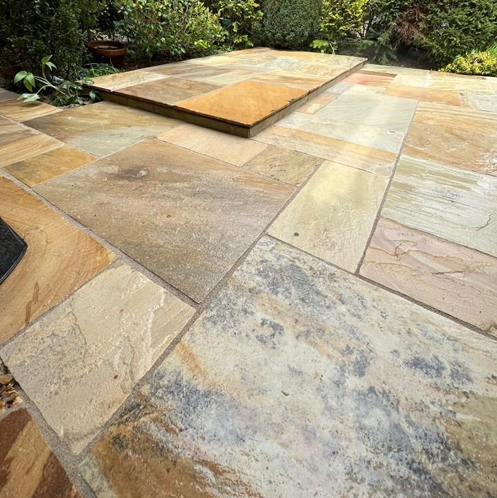 Golden Fossil Sandstone Paving | Stone Zone & Landscaping Supplies