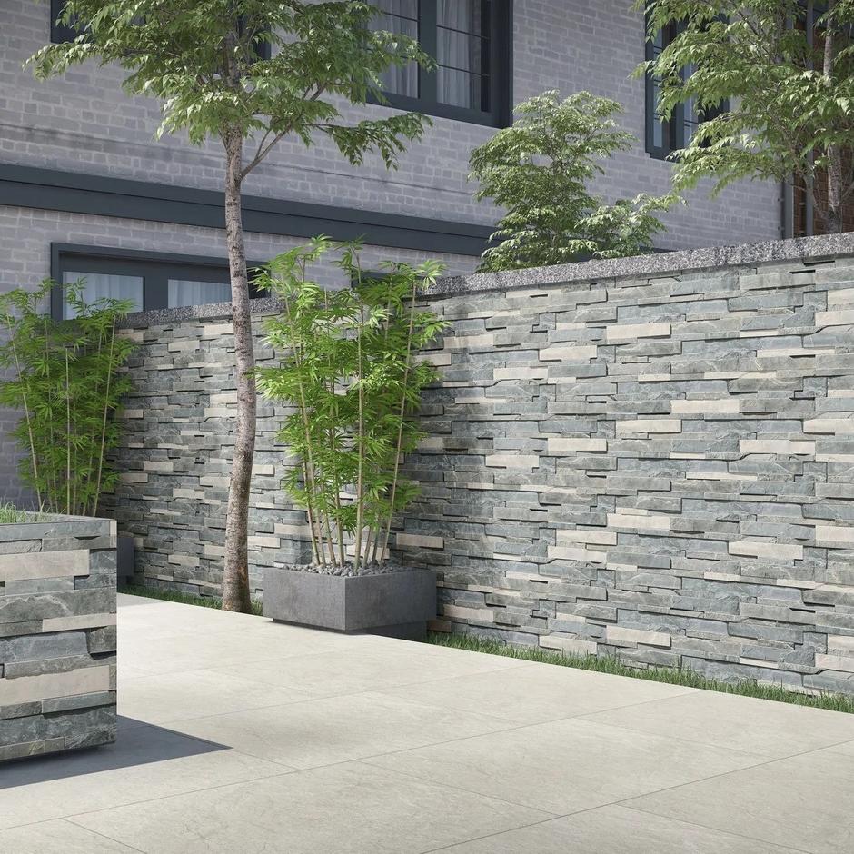 Sienna™ Grey Slate Porcelain Cladding | Stone Zone & Landscaping Supplies