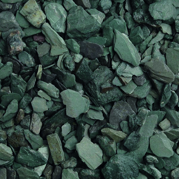 Green Granite Chippings 20mm  Stone Zone & Landscaping Supplies